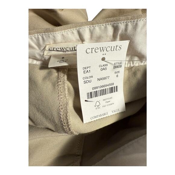 NEW Crewcuts Girls’ Size 6‎ Sandy Dune Girls' Cotton Twill Skort NWT - Picture 5 of 7